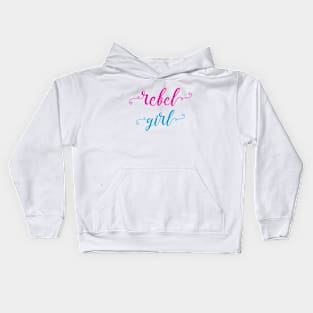 REBEL GIRL Kids Hoodie